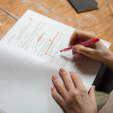 Proofreading documents, essays, presentations and more.